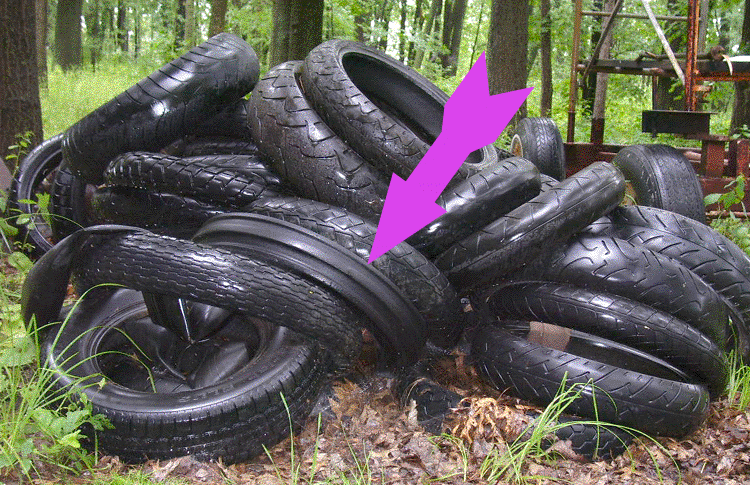 Tire Pile guessing game answer