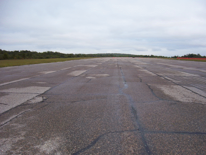 North Bay Runway Romp racetrack - front runway straight into corner