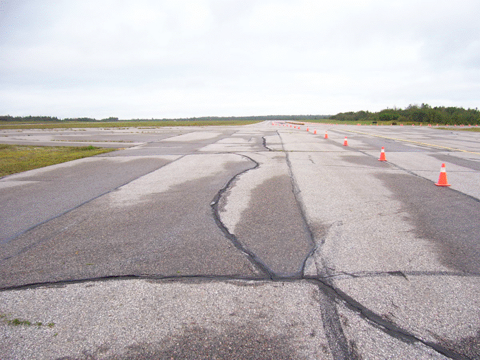 NorthBay Runway Romp track - runway straight to the hairpin