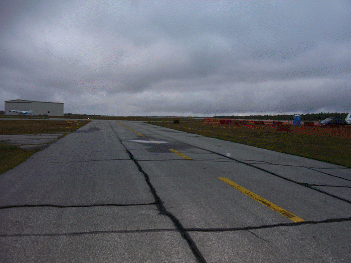 NorthBay Runway Romp racetrack - taxiway back straight 