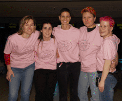 WROAR Ride team at the TRCC/MWAR Bowlathon in 2005