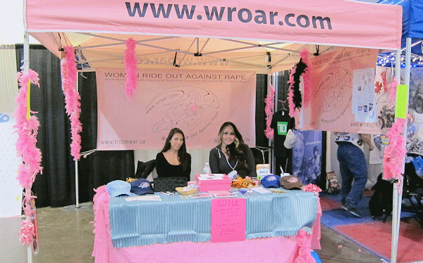 WROAR Ride booth at the 2014 North American International Motorcycle SUPERSHOW